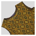Mustard Ajrakh Hand Block Printed Cotton Short Kurti