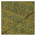 Mustard Cotton Hand Block Print Cloth Material/Fabric