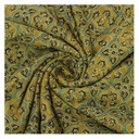 Mustard Cotton Hand Block Print Cloth Material/Fabric