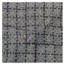 Dark Grey and Beige Cotton Hand Block Print Cloth Material/Fabric
