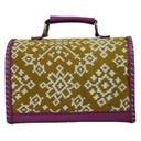 Handcrafted Kutchi Leather Sling Box Bag