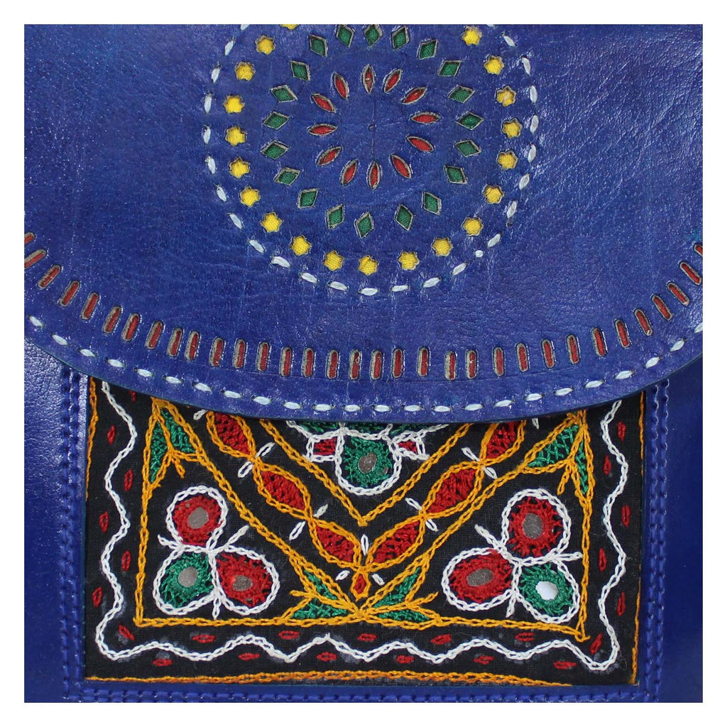 Handcrafted Kutchi Leather Sling Bag