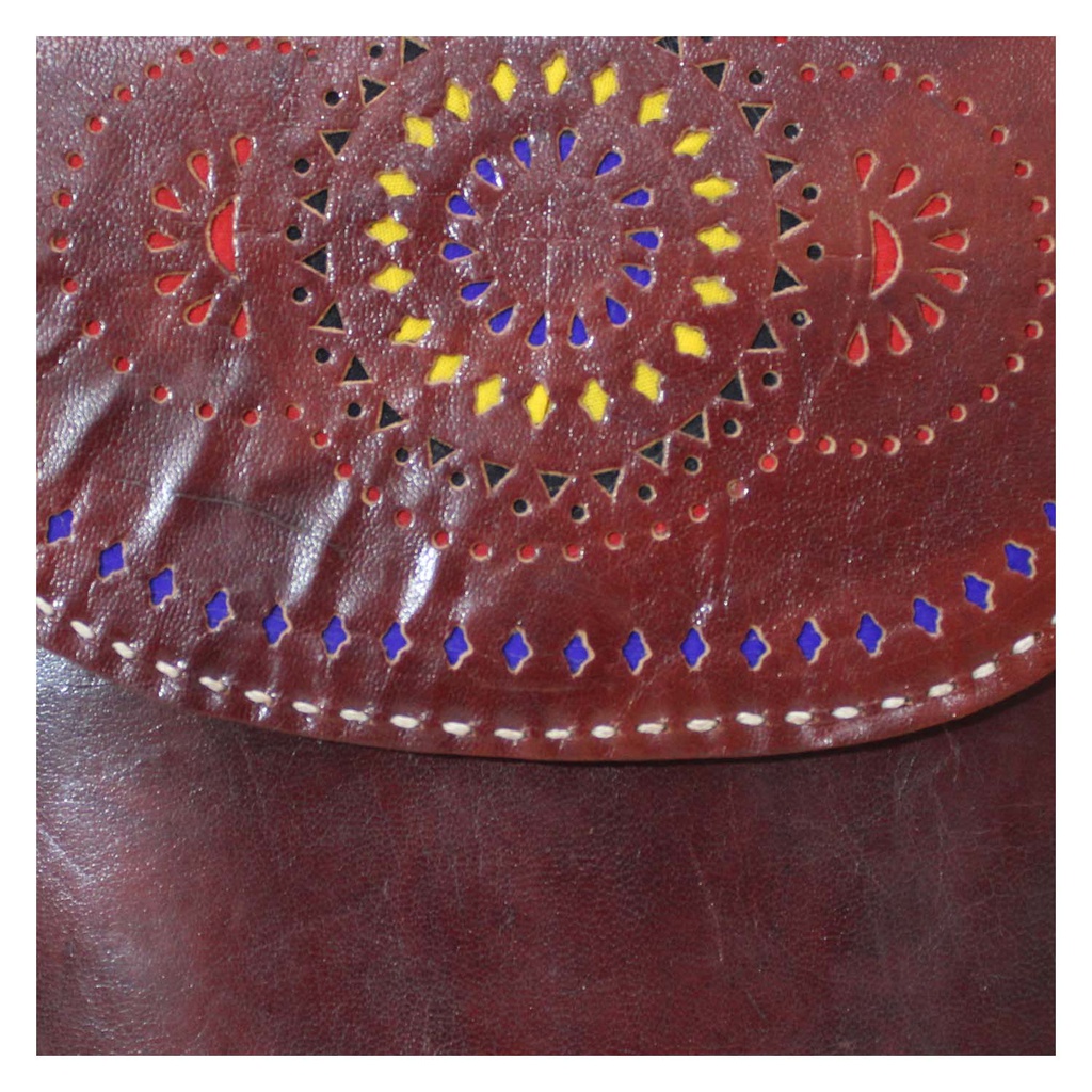Handcrafted Kutchi Leather Sling Bag