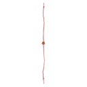 Hand Beaded Flower Design Rakhi - Multicolor