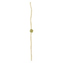 Hand Beaded Flower Design Rakhi - Multicolor