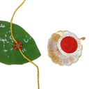 Hand Beaded Flower Design Multicolor Rakhi