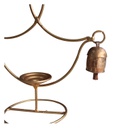 Handmade Decorative Diya Stand Copper Bell