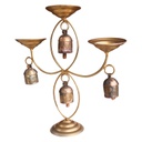 Handmade Decorative Diya Stand Copper Bell