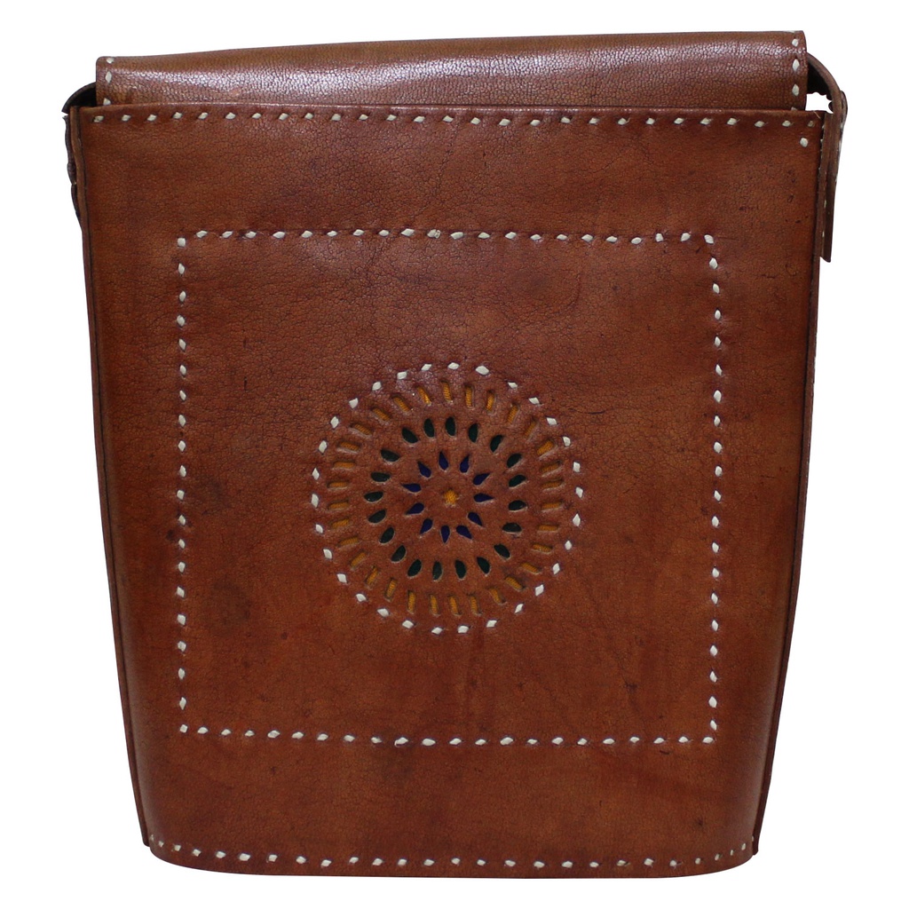 Handcrafted Kutchi Leather Sling Bag