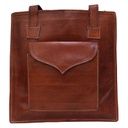 Handcrafted Kutchi Leather Shoulder Bag