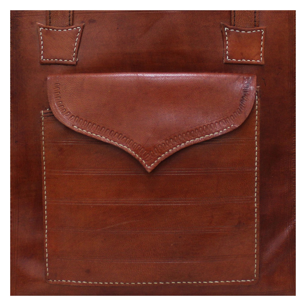 Handcrafted Kutchi Leather shoulder Bag