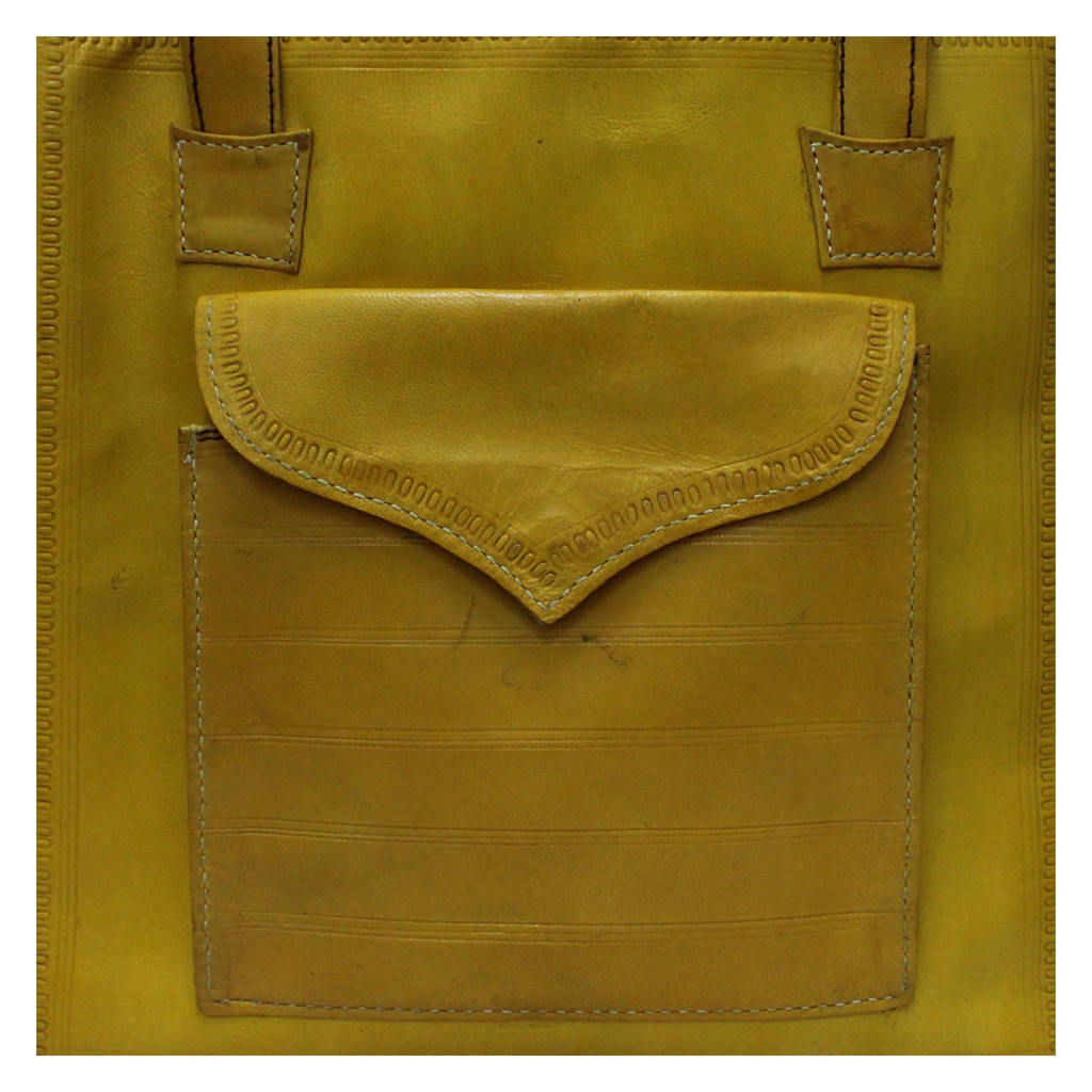 Handcrafted Kutchi Leather shoulder Bag
