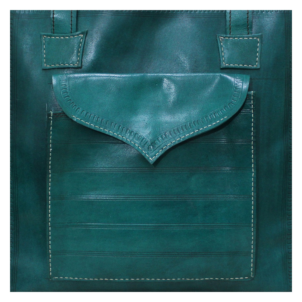 Handcrafted Kutchi Leather shoulder Bag