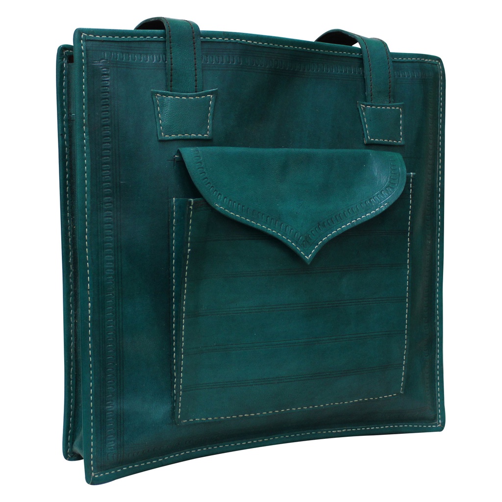 Handcrafted Kutchi Leather shoulder Bag