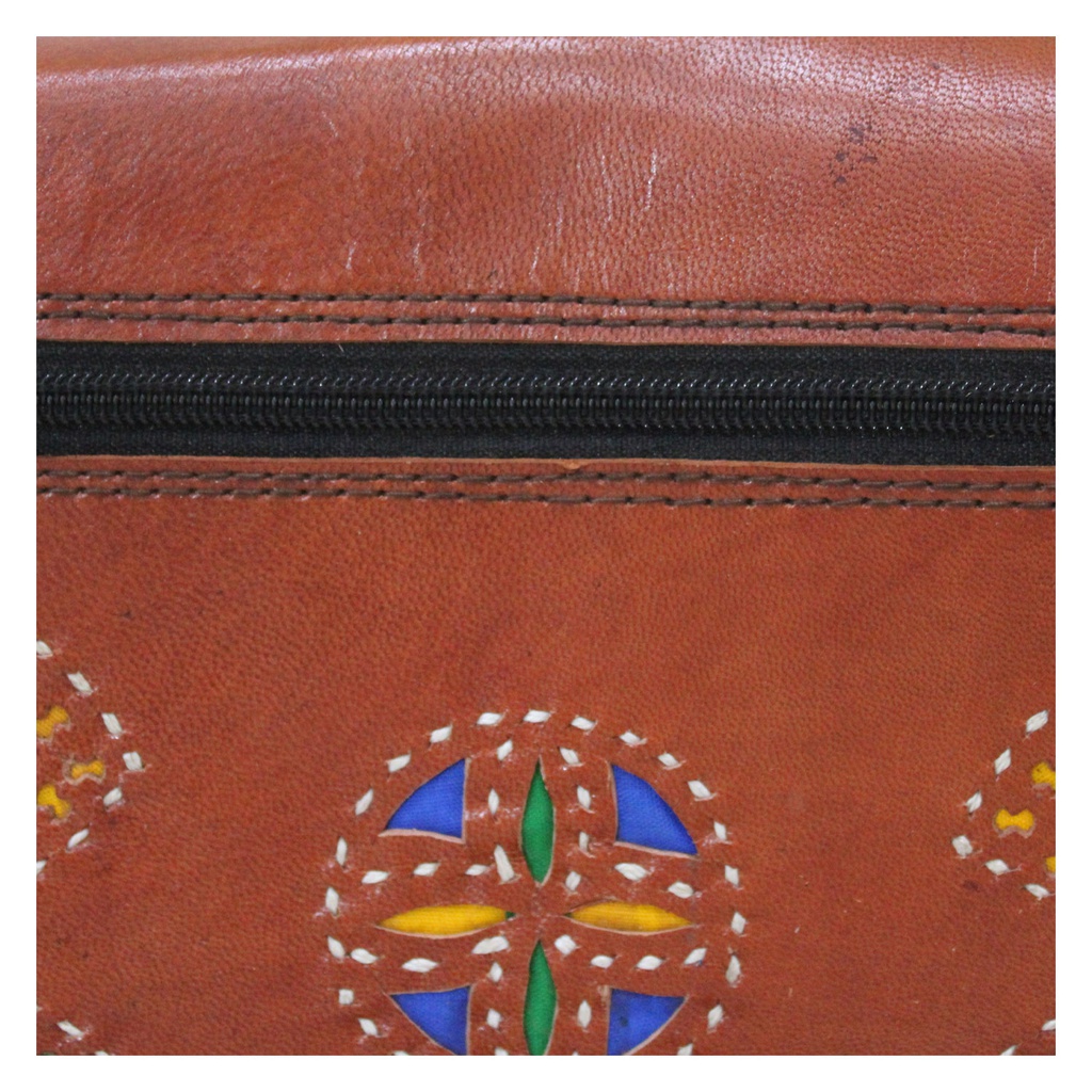 Handcrafted Kutchi Leather Sling Bag