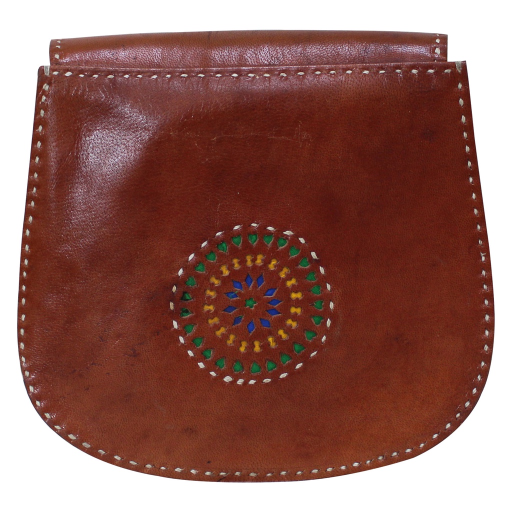 Handcrafted Kutchi Leather Sling Bag
