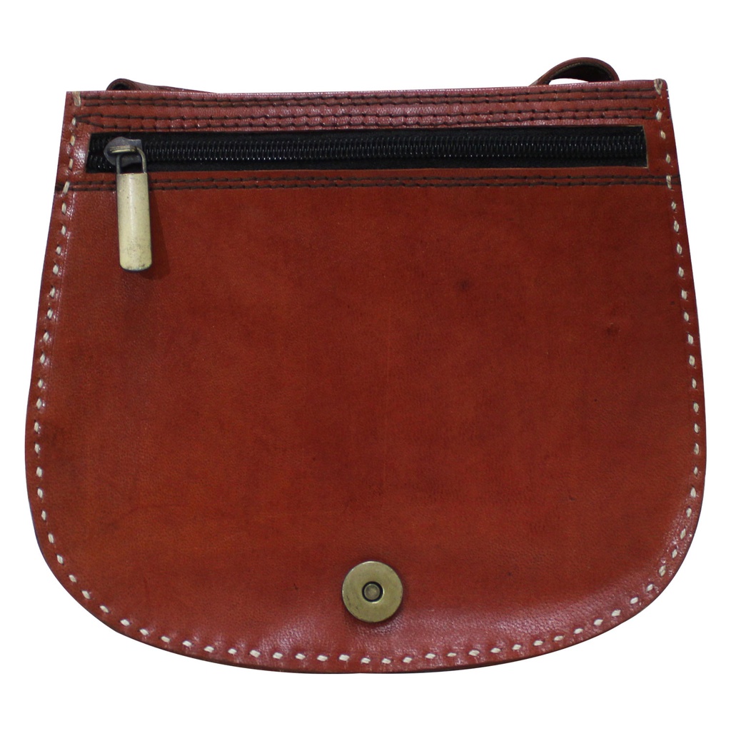 Handcrafted Kutchi Leather Sling Bag
