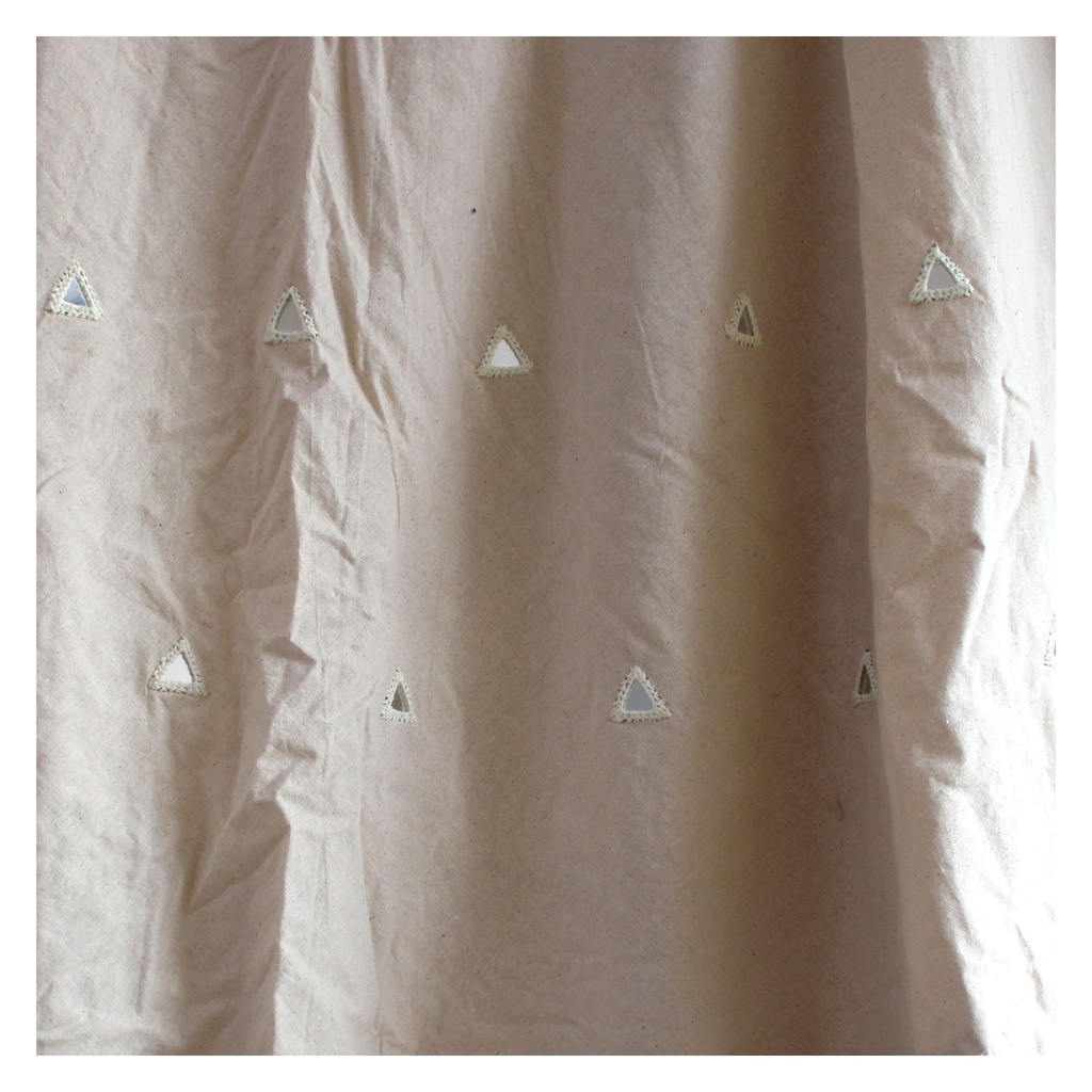 Handmade Off-White Cotton Chaniya Choli