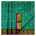 Handwoven Sea Green Single Ikat Material/Fabric