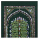 Handmade Rogan Painting - Green
