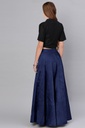 Handmade Plain Mashru Silk Long Skirt