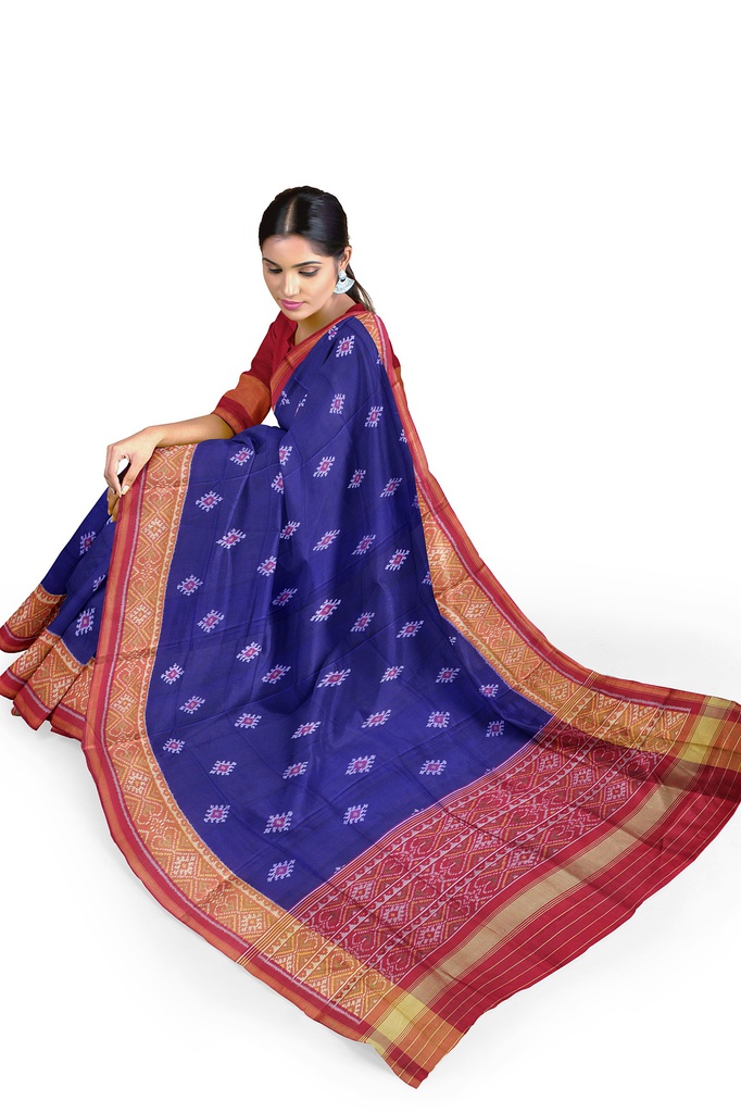 Handloom Single Ikat Silk Patola Saree