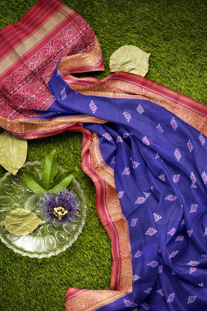 Handloom Single Ikat Silk Patola Saree