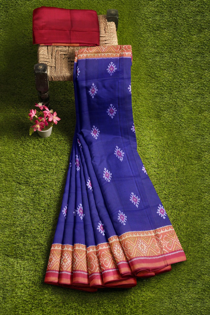 Handloom Single Ikat Silk Patola Saree