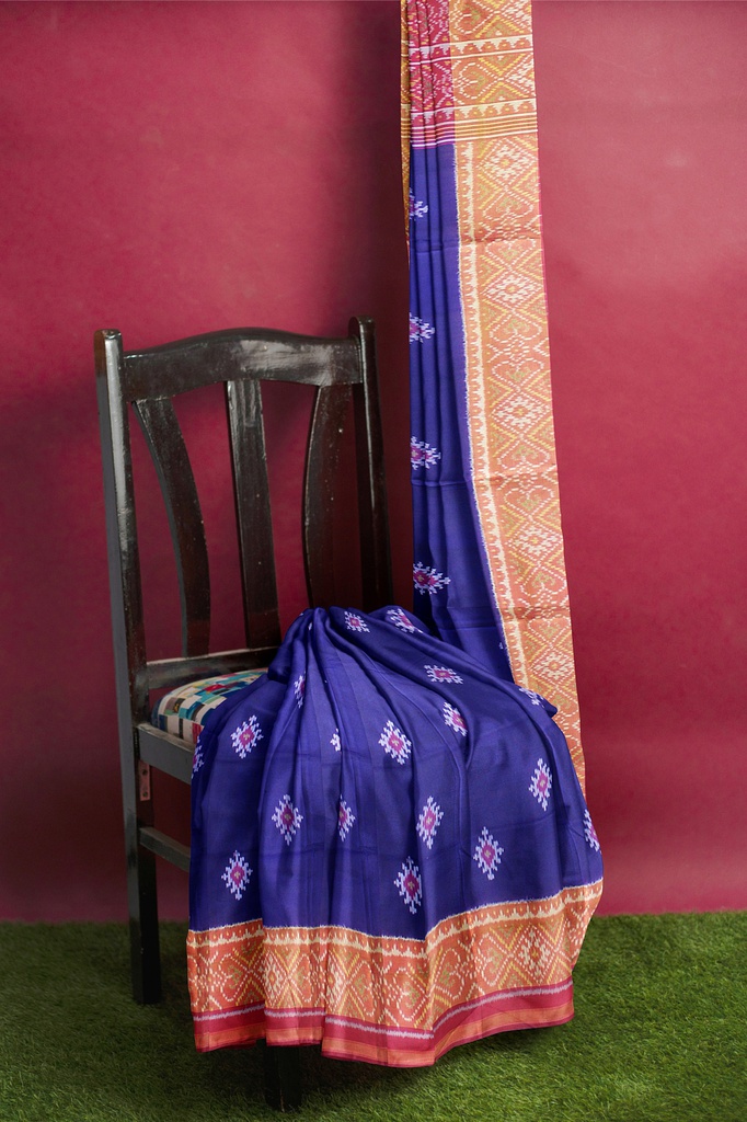 Handloom Single Ikat Silk Patola Saree