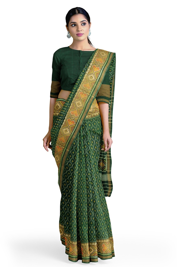 Handloom Single Ikat Silk Patola Saree