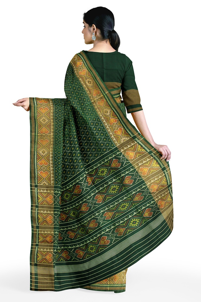 Handloom Single Ikat Silk Patola Saree