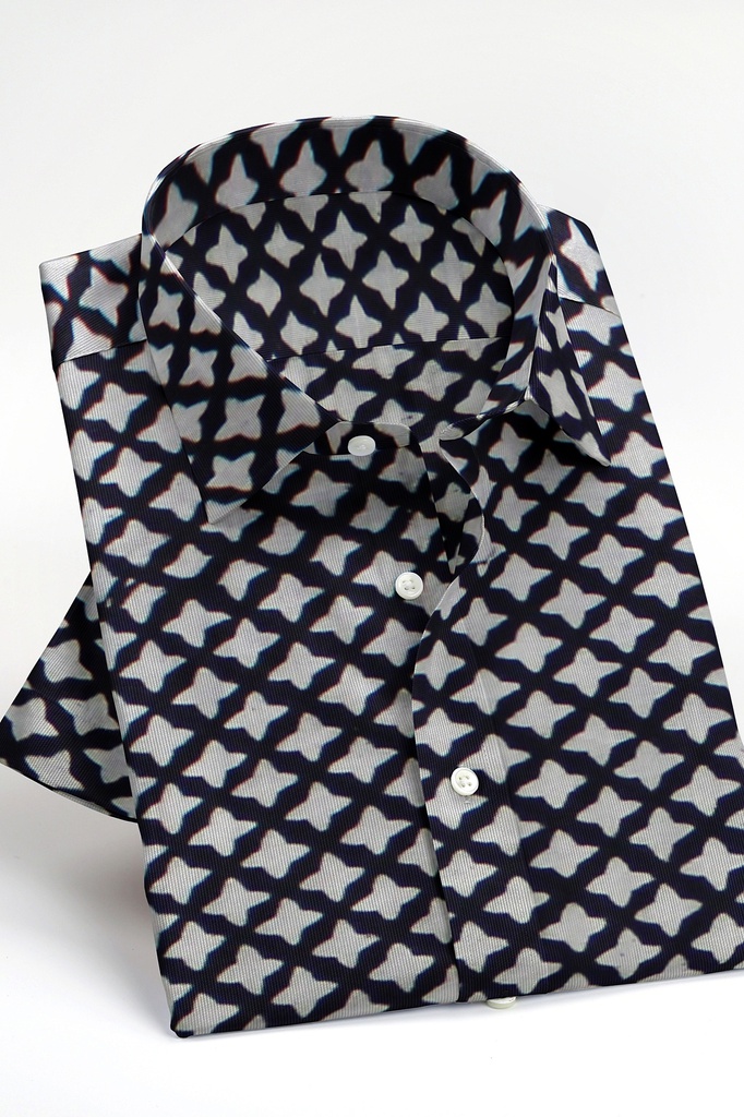 Hand Block Printed Cotton Full Sleeve Shirt
