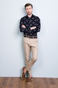 Hand Block Printed Cotton Full Sleeve Shirt