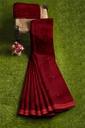 Maroon Tangaliya Cotton Silk Handwoven Saree