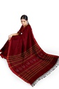 Maroon Tangaliya Cotton Silk Handwoven Saree