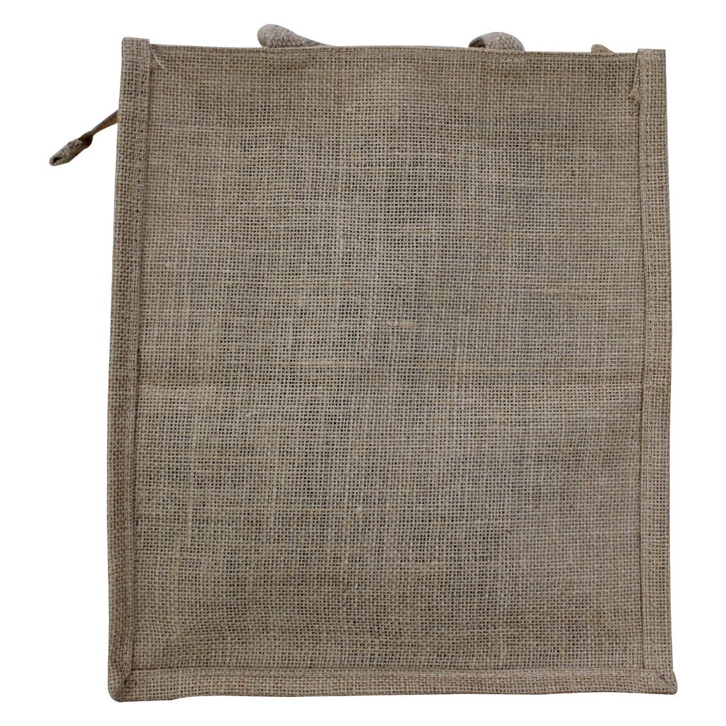Handmade Warli Print Jute Bag