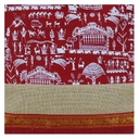 Handmade Warli Print Jute Bag