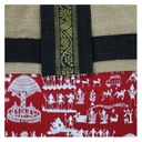 Handmade Warli Print Jute Bag