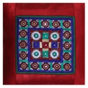 Hand Embroidered Mashru Cushion Cover