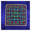 Hand Embroidered Mashru Cushion Cover
