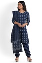 Hand Block Print Cotton Dress Material / Salwar Suit