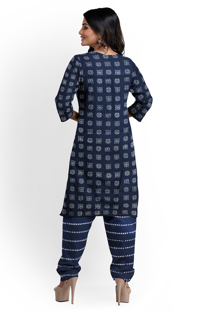 Hand Block Print Cotton Dress Material / Salwar Suit