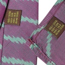 Handwoven Purple Ikat Tie With Pocket Square