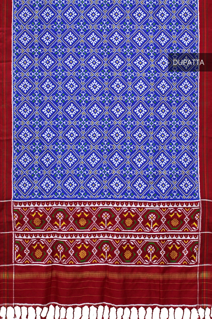 Handwoven Double Ikat Patola Dupatta