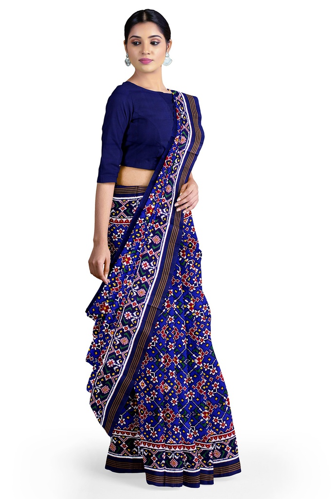 Handwoven Double Ikat Silk Patola Saree