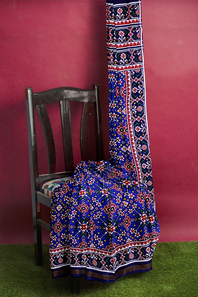 Handwoven Double Ikat Silk Patola Saree
