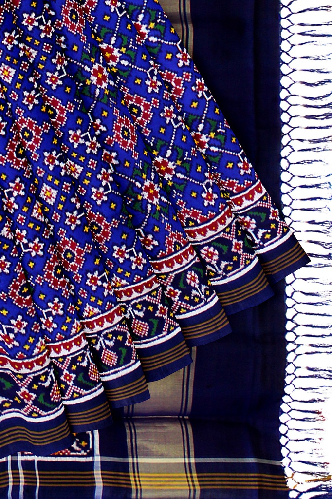 Handwoven Double Ikat Silk Patola Saree