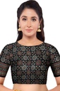 Modal Silk Ajrakh Hand Block Print Saree