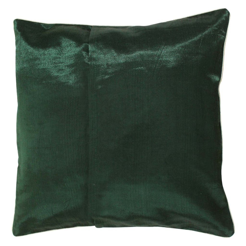 Embroidered Mashru Cushion Cover