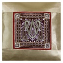 Hand Embroidered Mashru Cushion Cover
